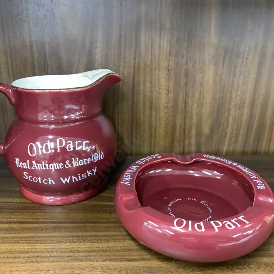 Wade Regicor Old Parr Real Antiques & Rare Old Scotch Whiskey Water Jug H13cm af To Top With Ashtray