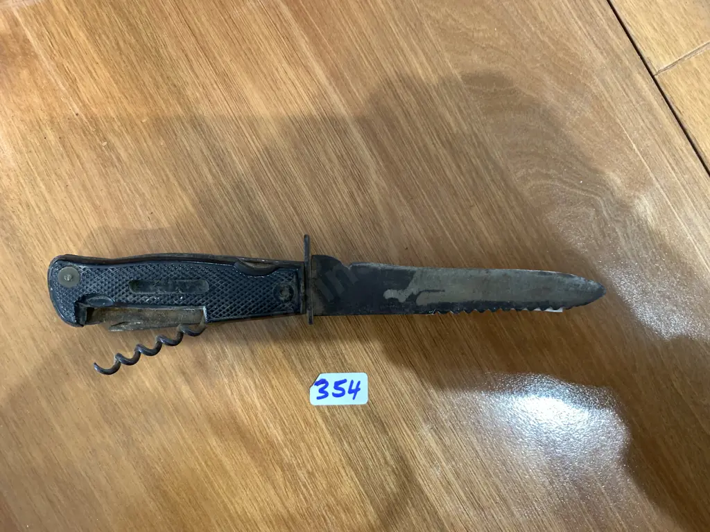 Vintage SOLINGEN Germany Multi Knife containing multiple Blades and corkscrews etc in handle Image 1++