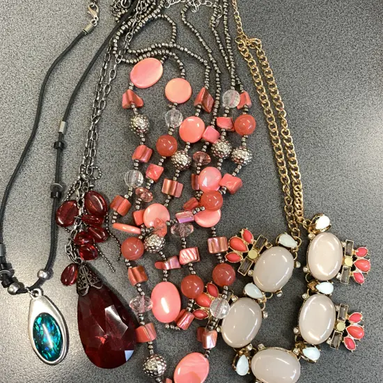 Selection Of Costume Jewellery Necklaces