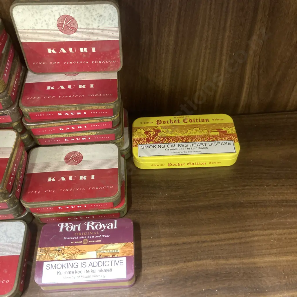 Selection of 29 Vintage Tobacco Tins Image 1++