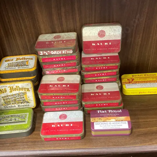 Selection of 29 Vintage Tobacco Tins