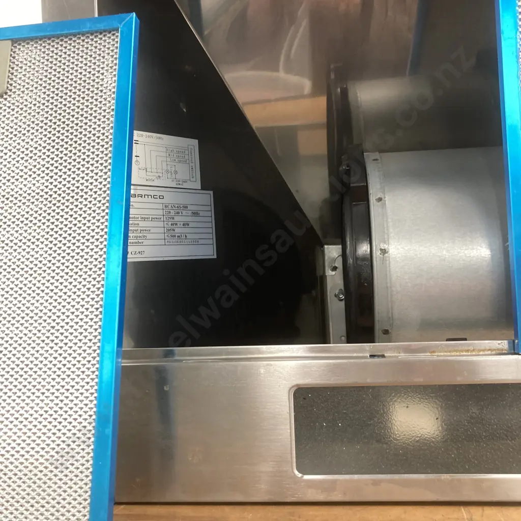 Parmco Stainless Steel Rangehood, Model RCAN-6S-500, 60 x 50cm (No Flue) Image 1++