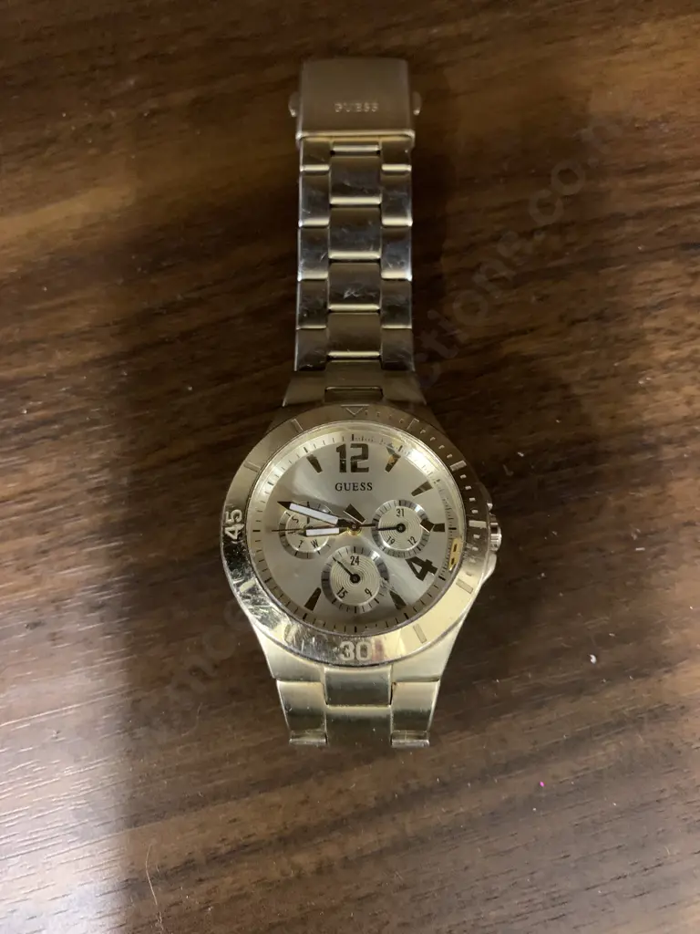 Guess Fashion Watch, Gold Tone, Water ResistantW13545L1 Japan Move 'T' Image 1++