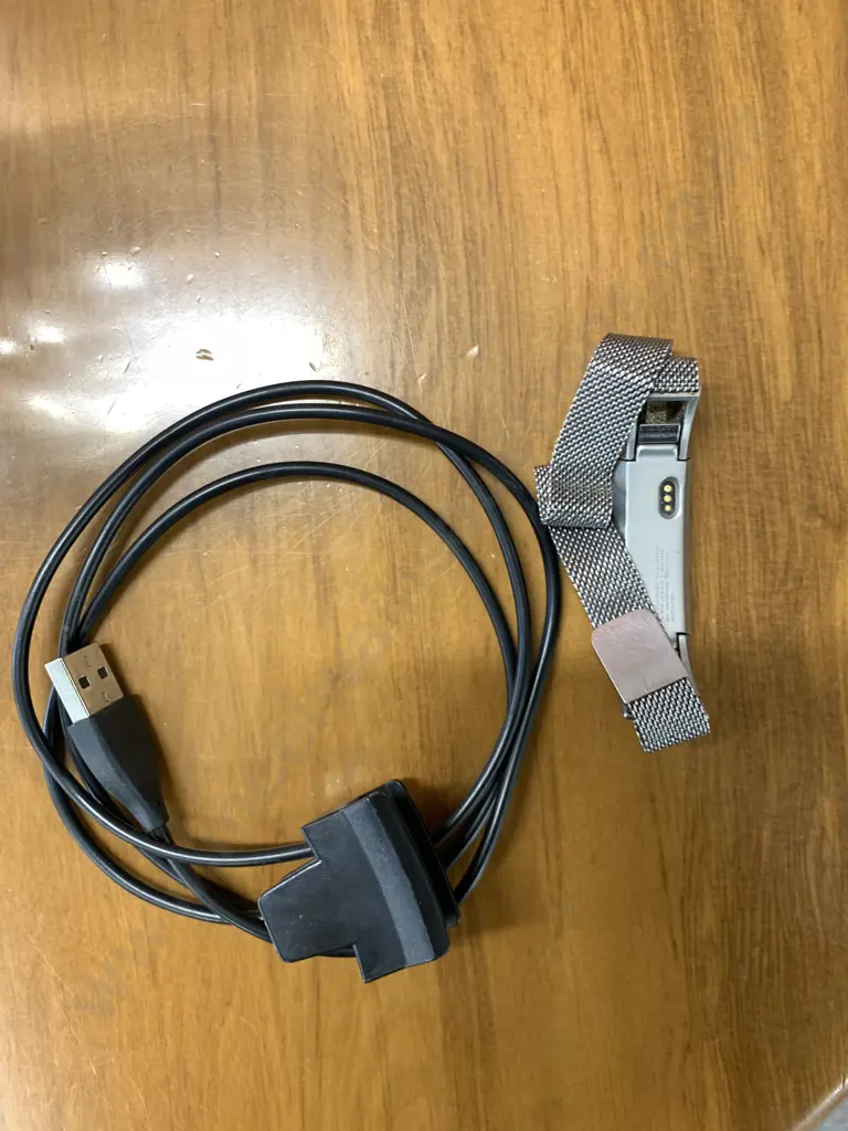 fitbit With Mesh Strap And Charger Image 1++