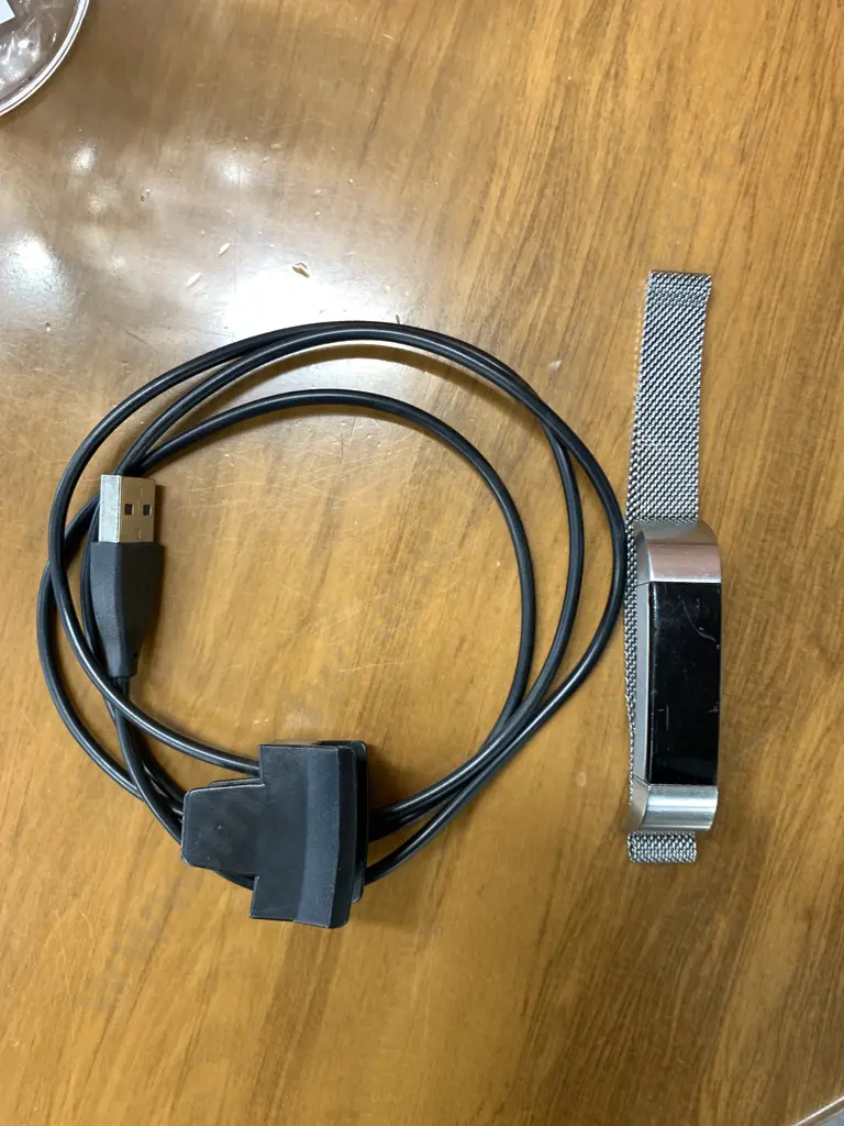 fitbit With Mesh Strap And Charger Image 1++