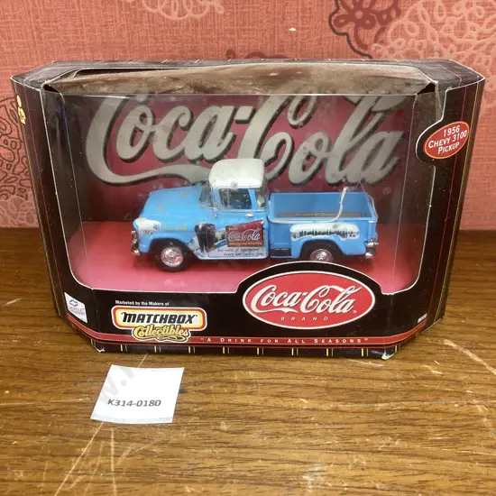 Matchbox Collectibles 1/43 Coca-Cola 1956 Chevy 3100 Pickup In Box