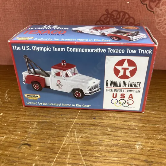 Matchbox Collectibles US Olympic Team Commemorative 1955 Texaco Tow Truck As New In Box