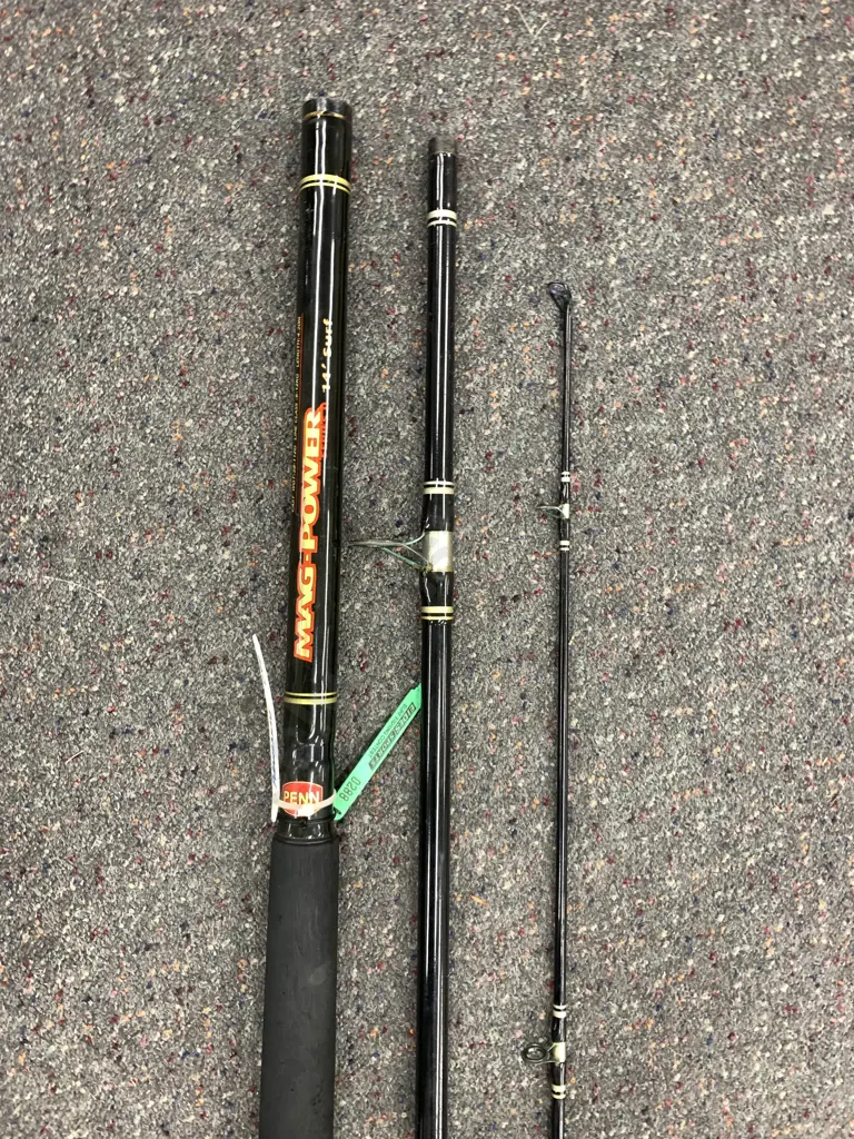 Penn Mag-Power Series II 14' 3Pce Surf Rod, Cast Wgt 28-112g, Line Class 6-12Kg, L4.20m Image 1++