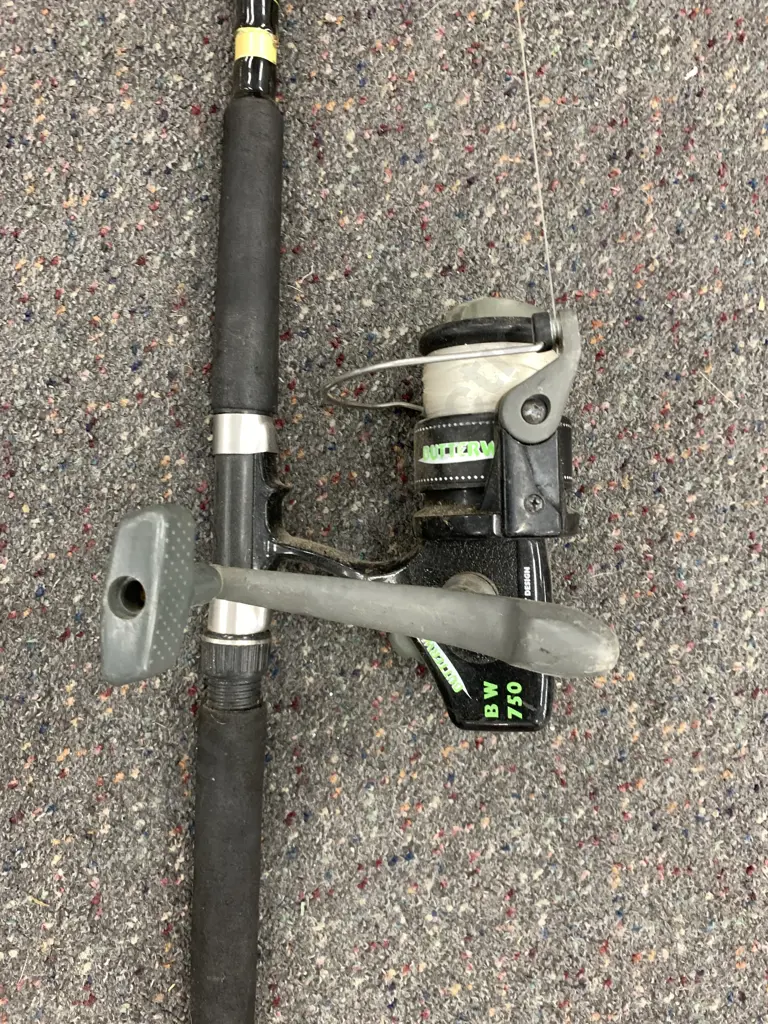 Vintage Butterworth Scorpion 8' GP Medium / Heavy Fishing Rod With A Butterworth BW 750 Reel; Image 1++