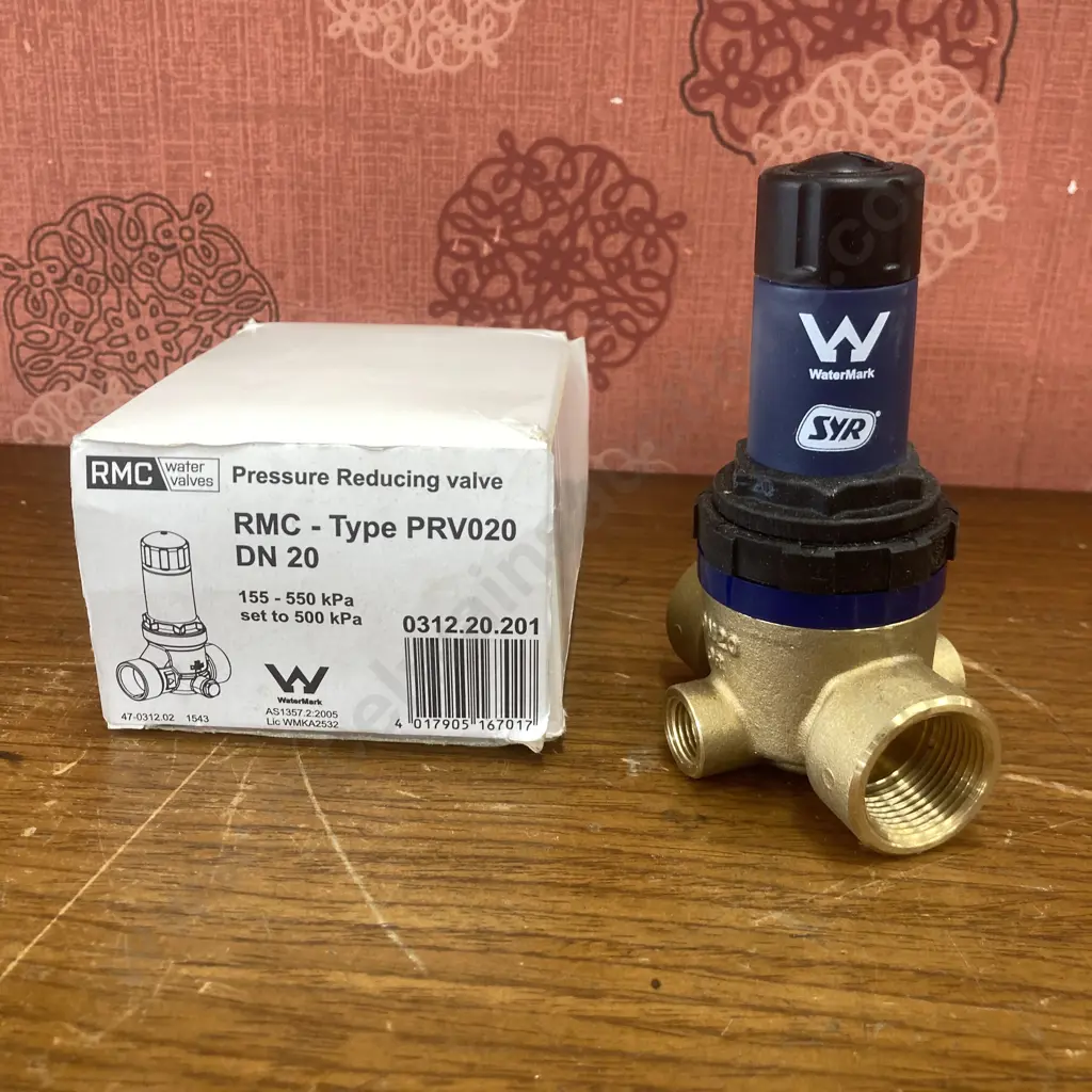 RMC Pressure Reducing Valve PRV020 DN 20 155-550kpa Image 1++