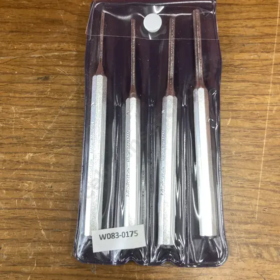 New Mokuba Punch & Chisel Set 4Pce E-14, Made In Japan