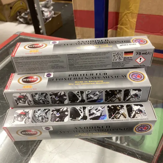 New Autosol Anodised Aluminium Polish 75mls x 5