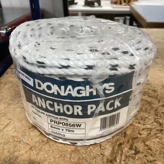 New Donaghys Anchor Pack, 8mm x 70m, 1060Kg