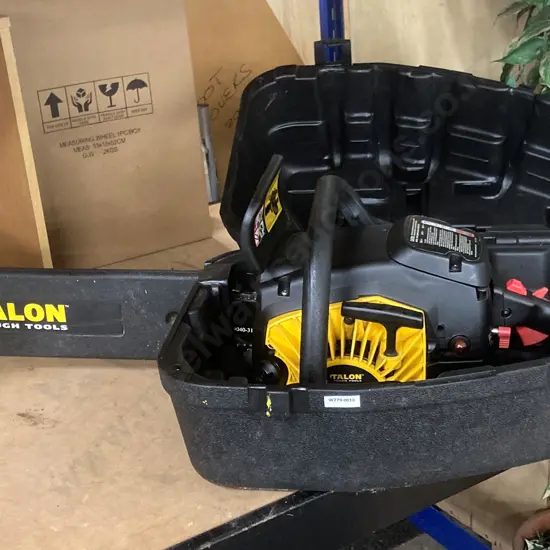 Chainsaw, Talon Mountain Hawk 55cc 50cm In Plastic Carry Case (Has Pull Start Fault)