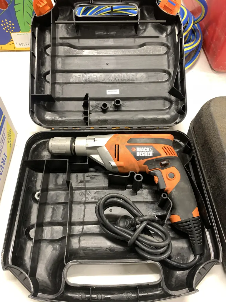 Black & Decker 13mm Precision Hammer Drill In Case, Model KR753-XE Image 1++