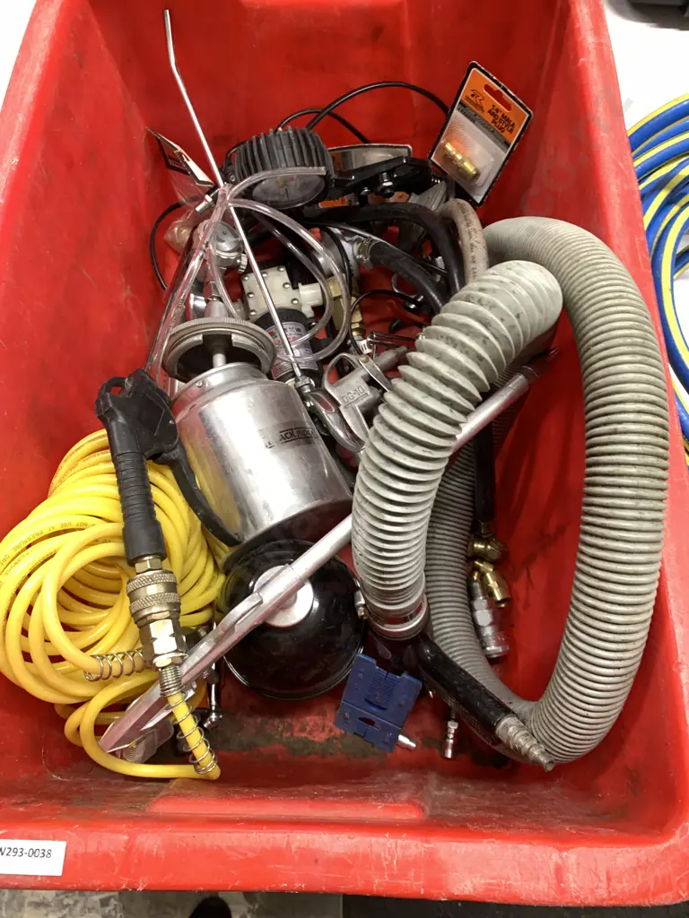 Red Bin, Air Tools, Parts, Fittings, Hose Etc Image 1++
