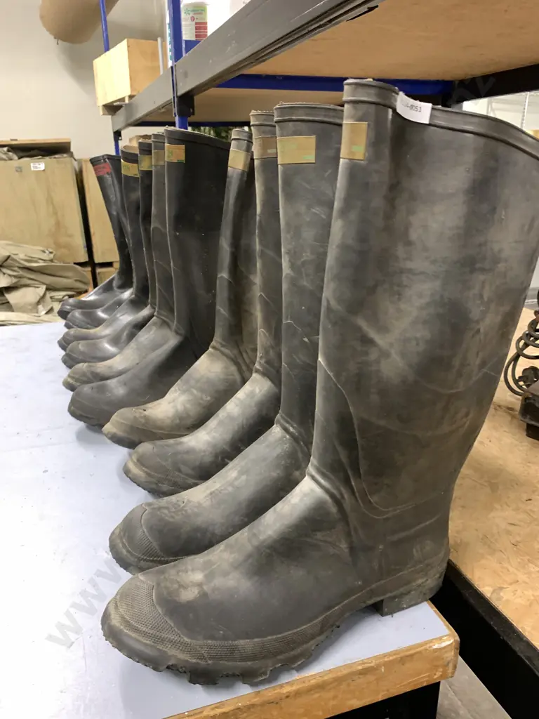 Skellerup Gumboots Size 11 x5 Pairs Image 1++