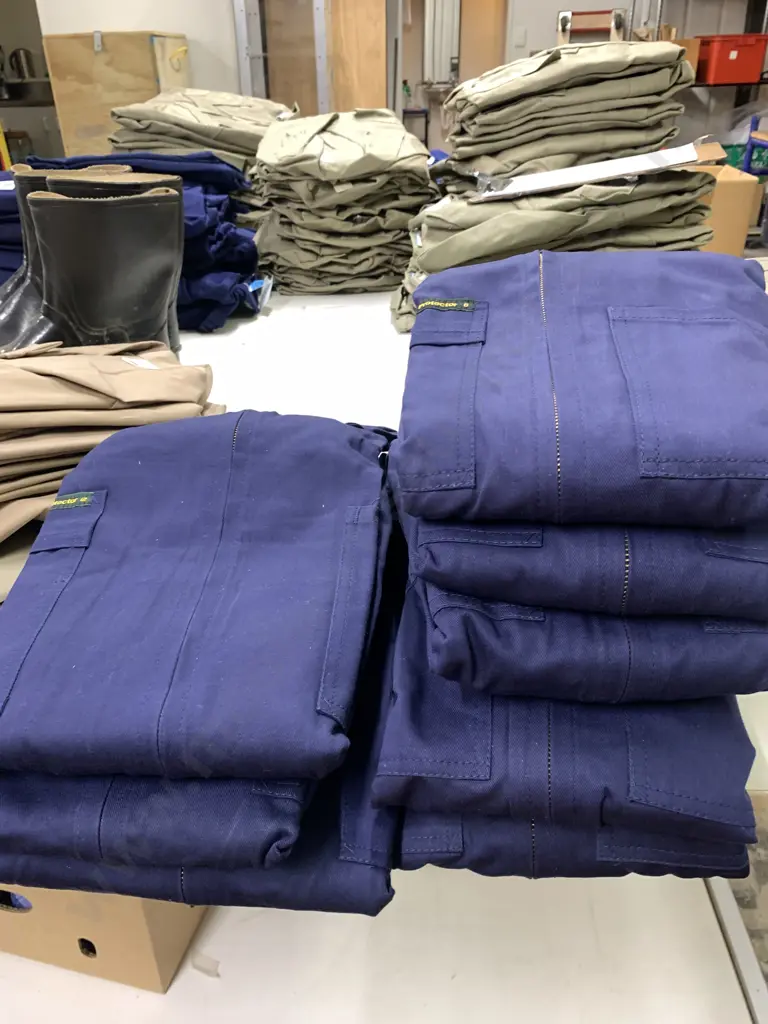 New Protector Safety Overalls New Zealand Made Size 8 x5, Size 12 x3 Image 1++