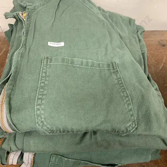 New Zealand Made 'Chartwell' Overalls Vintage Green Size 8 x5