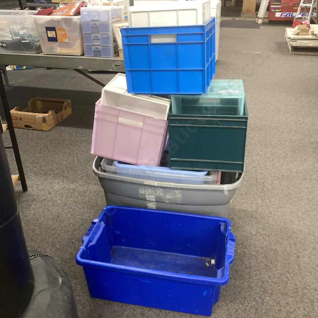 Lot of Assorted Storage Bins Image 1++