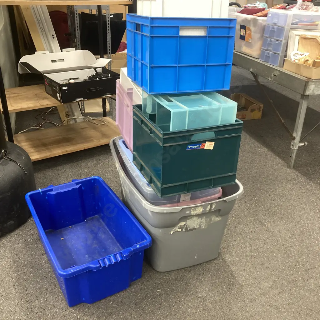 Lot of Assorted Storage Bins Image 1++