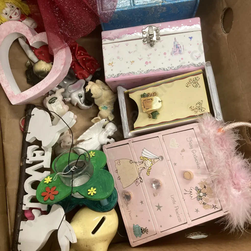 Childrens Jewellery Boxes, Ornaments Etc Image 1++