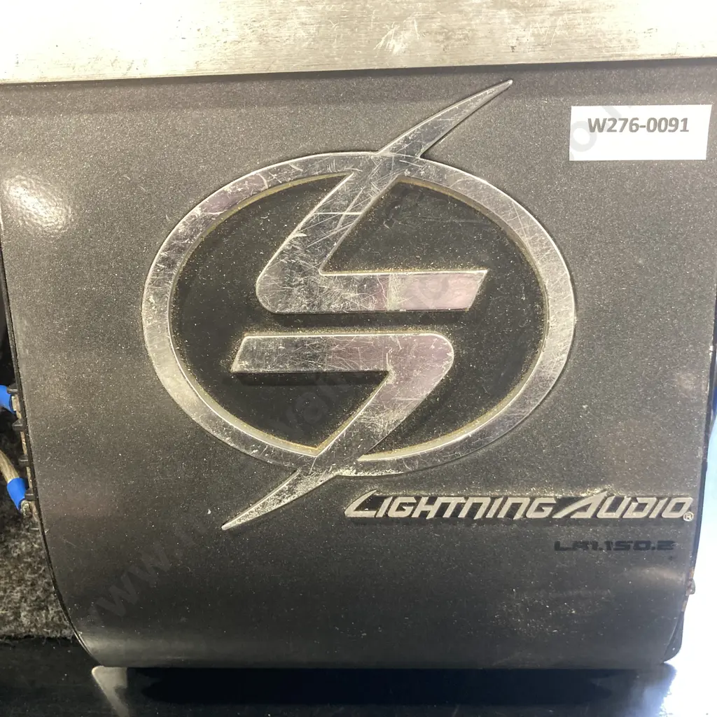 Lightning Audio LA1.150.2 2 Channel 450W Sub Amp & Lightning Sub-Woofer Mounted In Box Image 1++