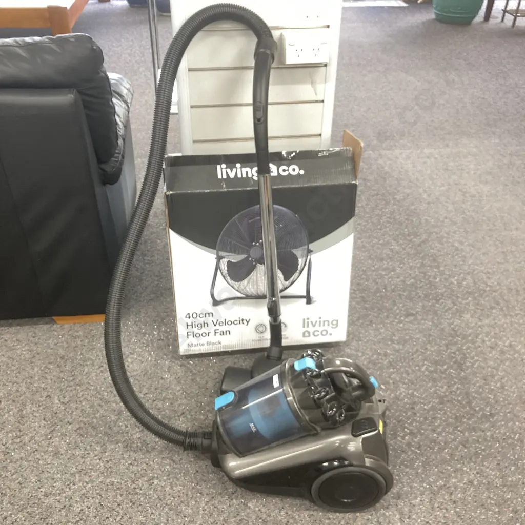 Home & Co SL157C Vacuum Cleaner & Living & Co 40cm High Velocity Floor Fan Image 1++