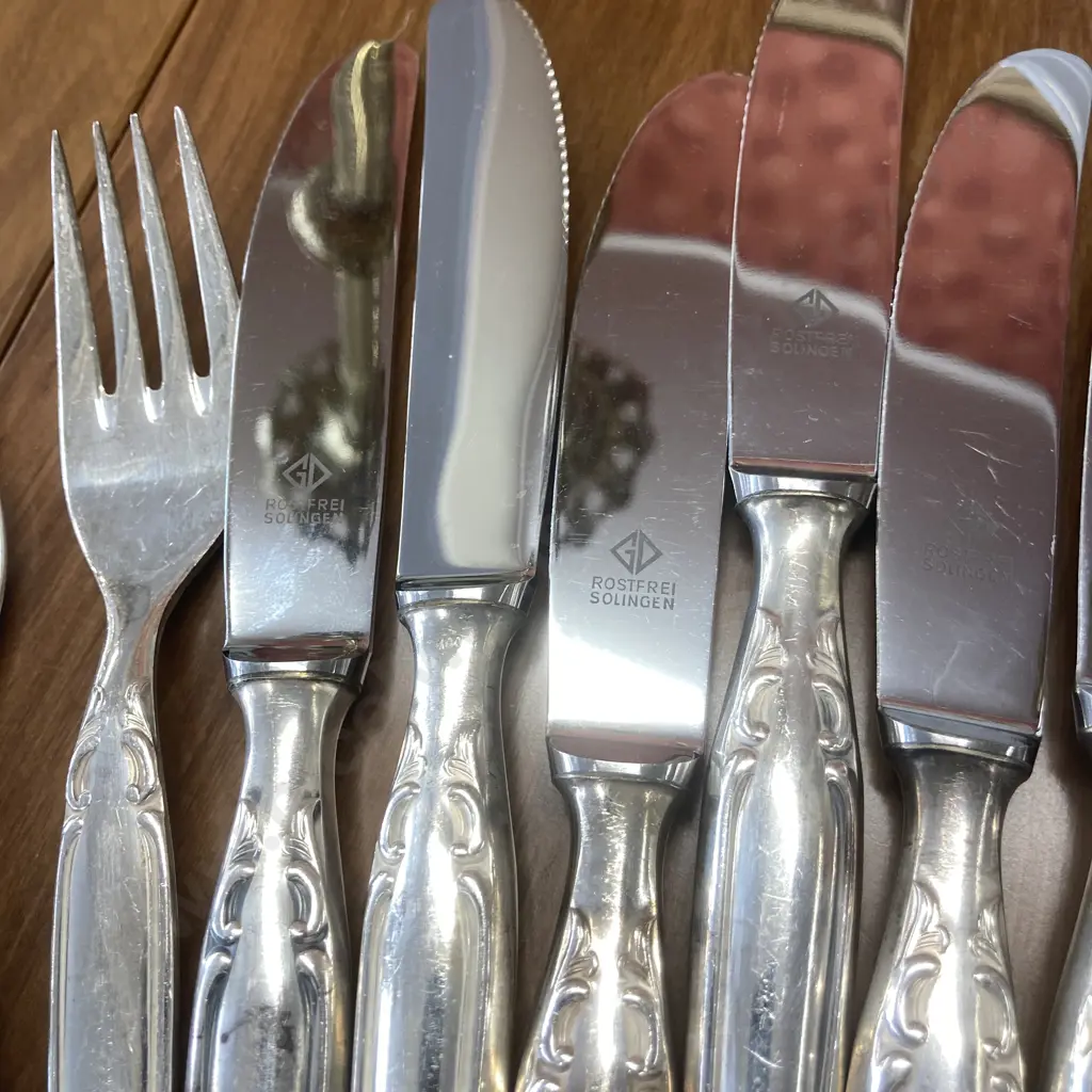 Assortment Of 'Rostfrei Solingen' Flat Ware Cutlery  Image 1++