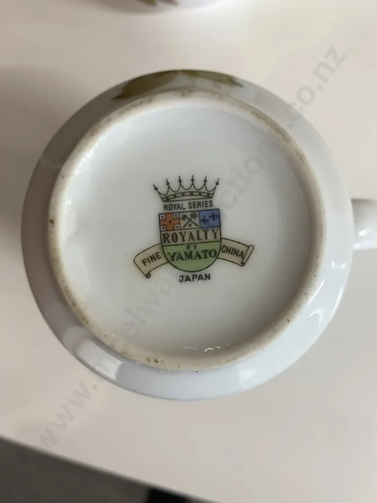 Vintage Royal Series By 'Yamato' Japan, Coffee Pot, Sugar Bowl & Creamer Image 1++