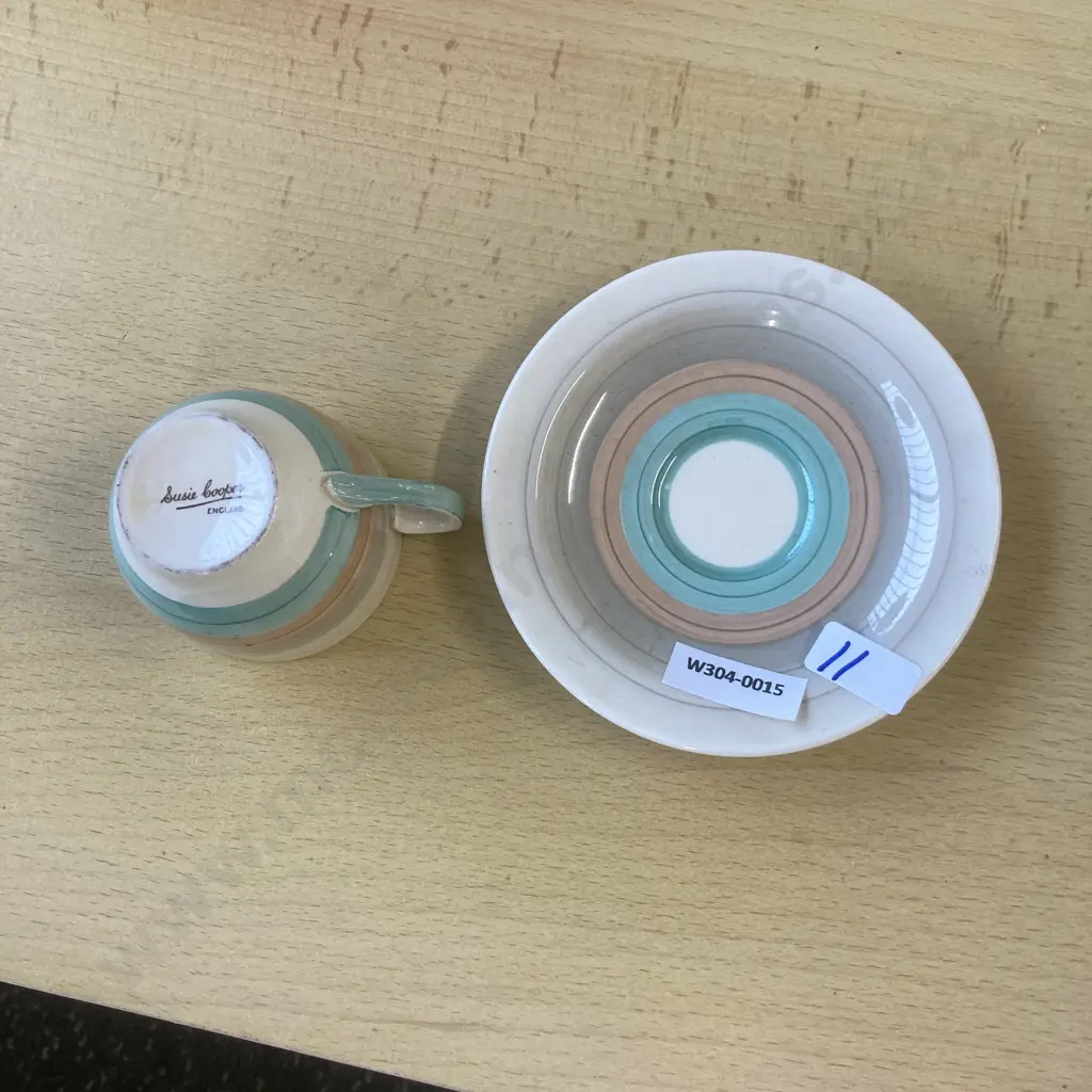 Susie Cooper Soup Bowl And Under Dish x2 With Demi Cup And Saucer Image 1++