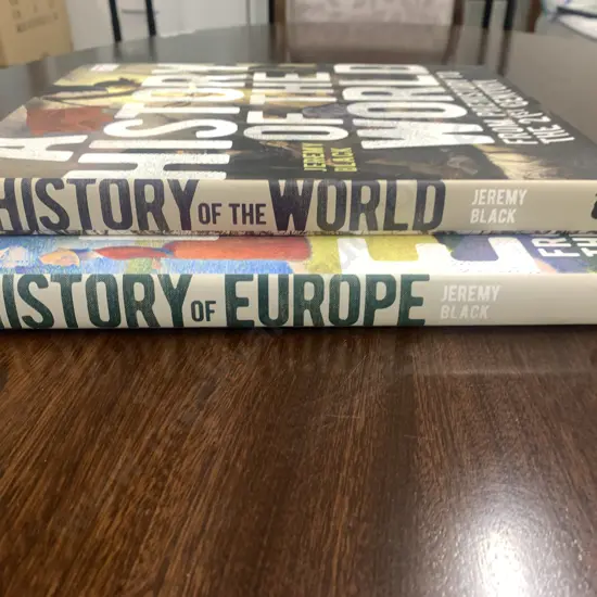 Coffee Table Books, A History Of The World & Europe By Jeremy Black Etc