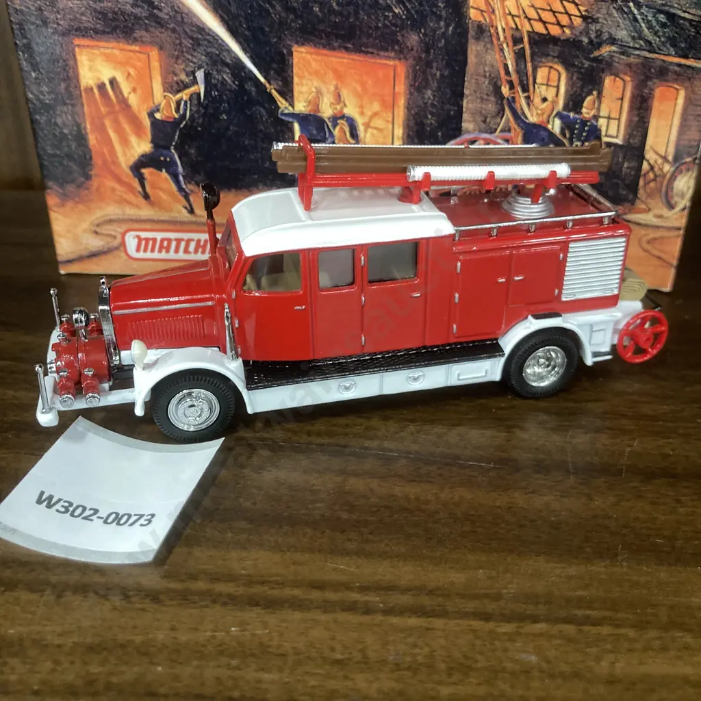 Matchbox YFE07 1938 Mercedes KS15 Fire Truck Image 1++