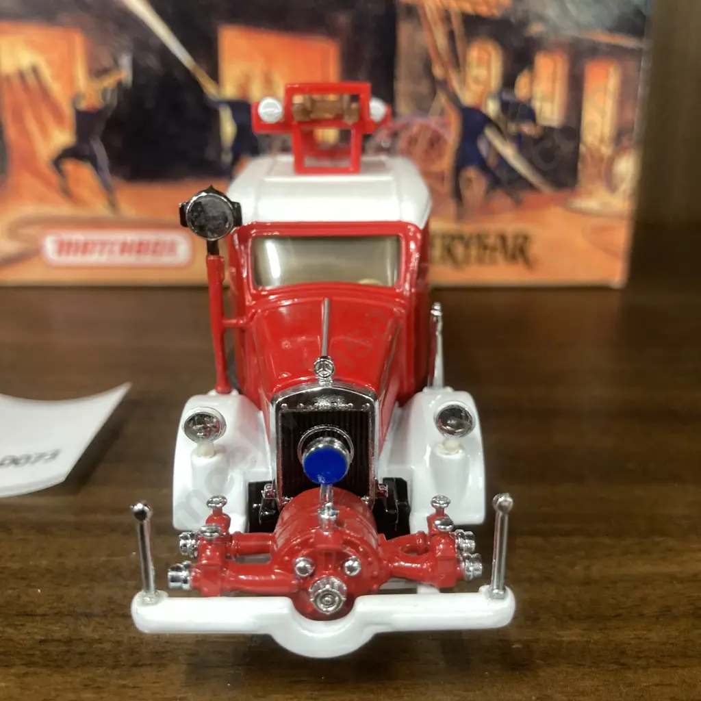Matchbox YFE07 1938 Mercedes KS15 Fire Truck Image 1++