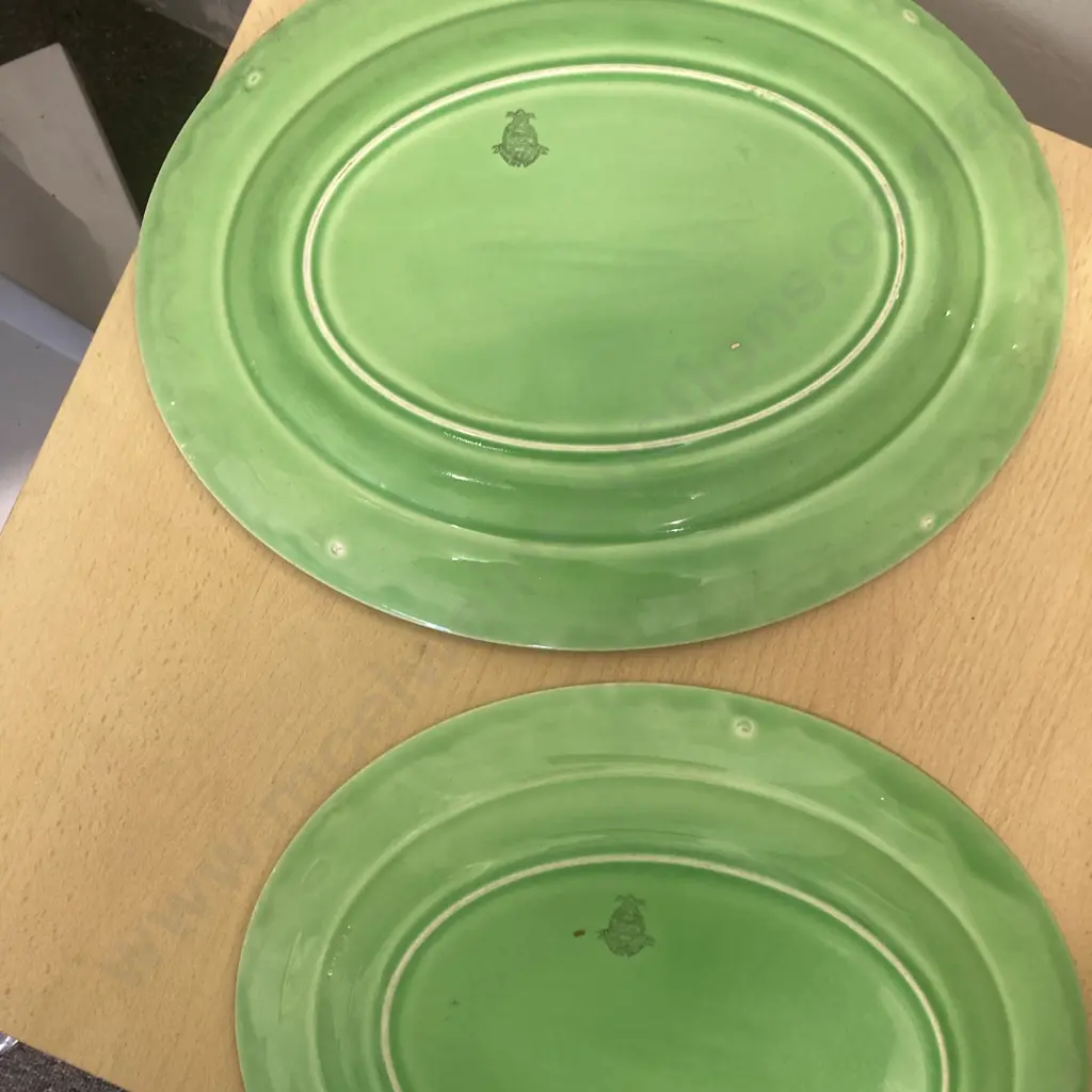 Vintage Ducal Oval Serving Platters, Pair Of Image 1++