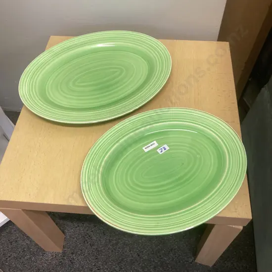 Vintage Ducal Oval Serving Platters, Pair Of