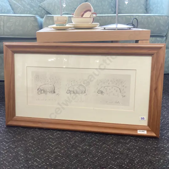 Winnie The Pooh Framed Artwork Eeyore, 36 x 64cm