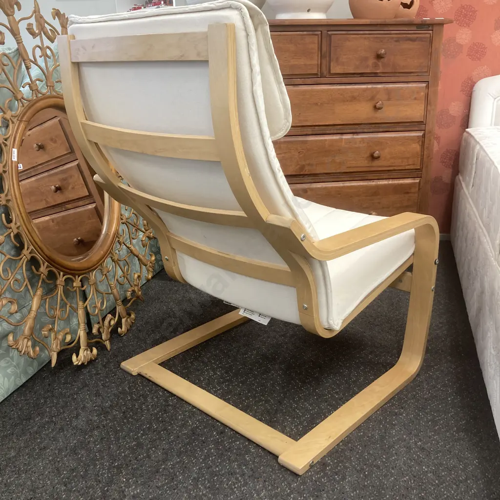 Scandinavian Style Bentwood Lounge Chair Image 1++