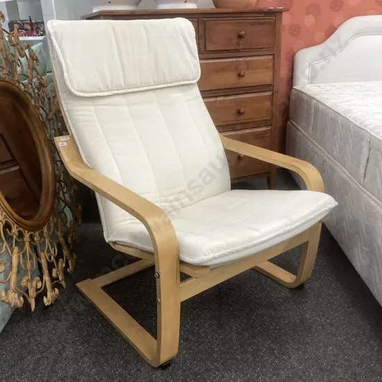 Scandinavian Style Bentwood Lounge Chair