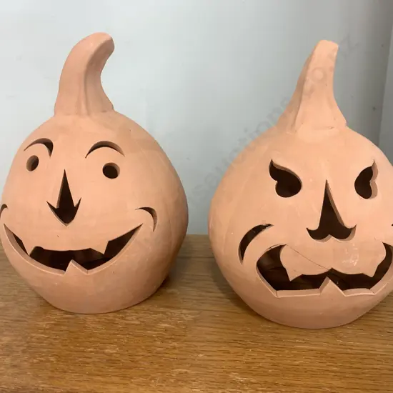 Terracotta Pumpkin Garden Ornaments