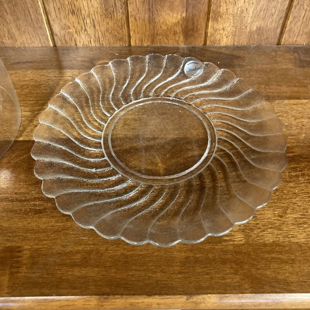 Goebel Cake Plate With Glass Cover, H18cm Image 1++