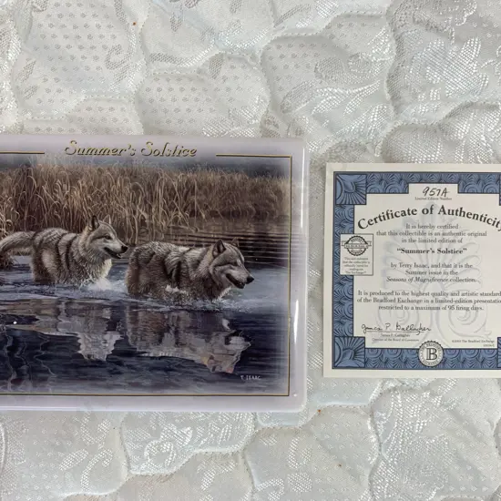 The Bradford Exchange Ltd Edition Wall Plaque 'Summers Solstice" #957A