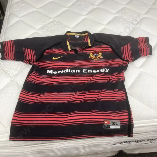CRFU Meridian Energy Rugby Jersey XL