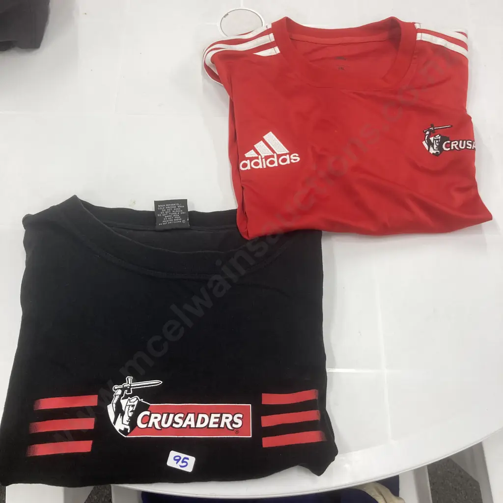 Crusaders Tee Shirts x 2 Size 2XL Image 1++