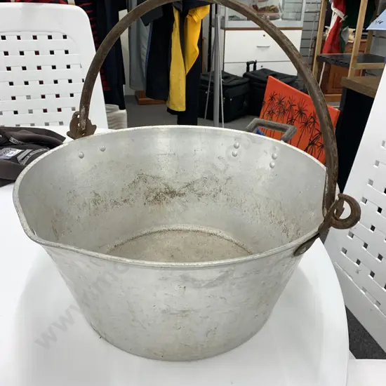 Vintage Preserving Pan With 2 Handles , 17 x 36cm