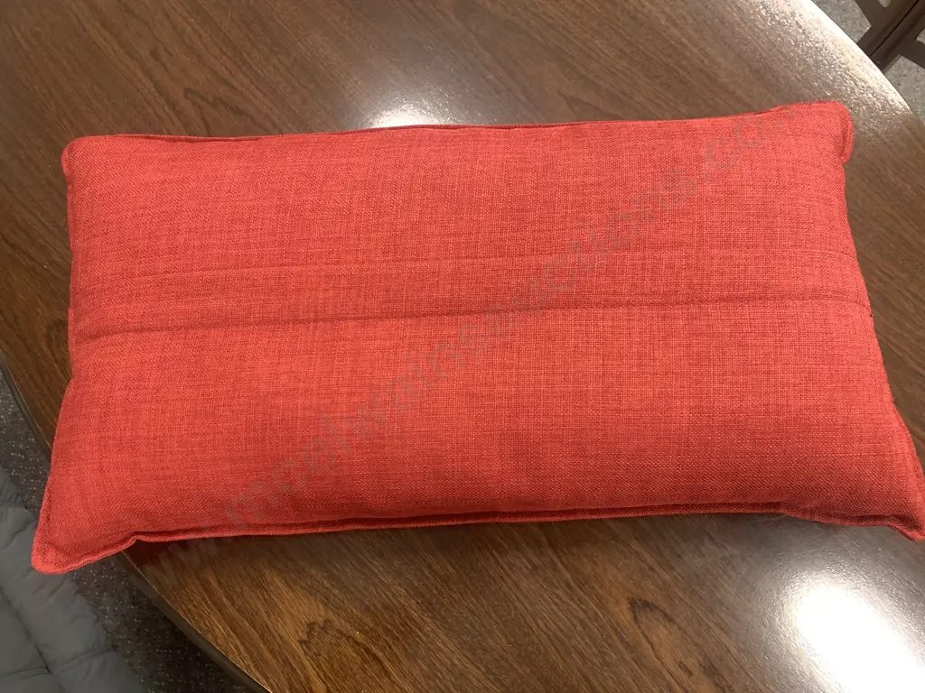 Designer Rectangular Burgundy Cushion, 67 x 36cm (Sold With -012) Image 1++