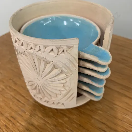 Vintage Pottery Stacking Entree Dishes