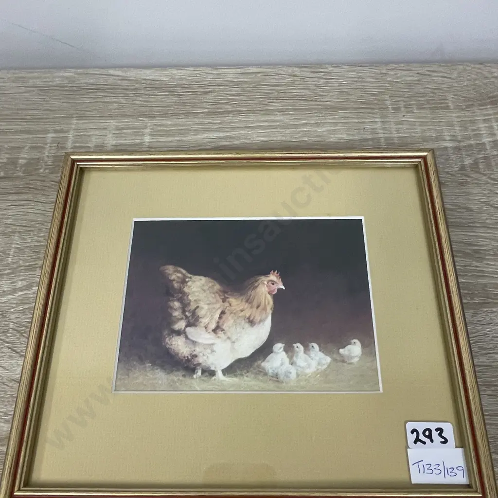 Bev Taylor Signed Pencil Sketch on back of Mother's Pride Print. "Hows the Diet going Dear?" Image 1++