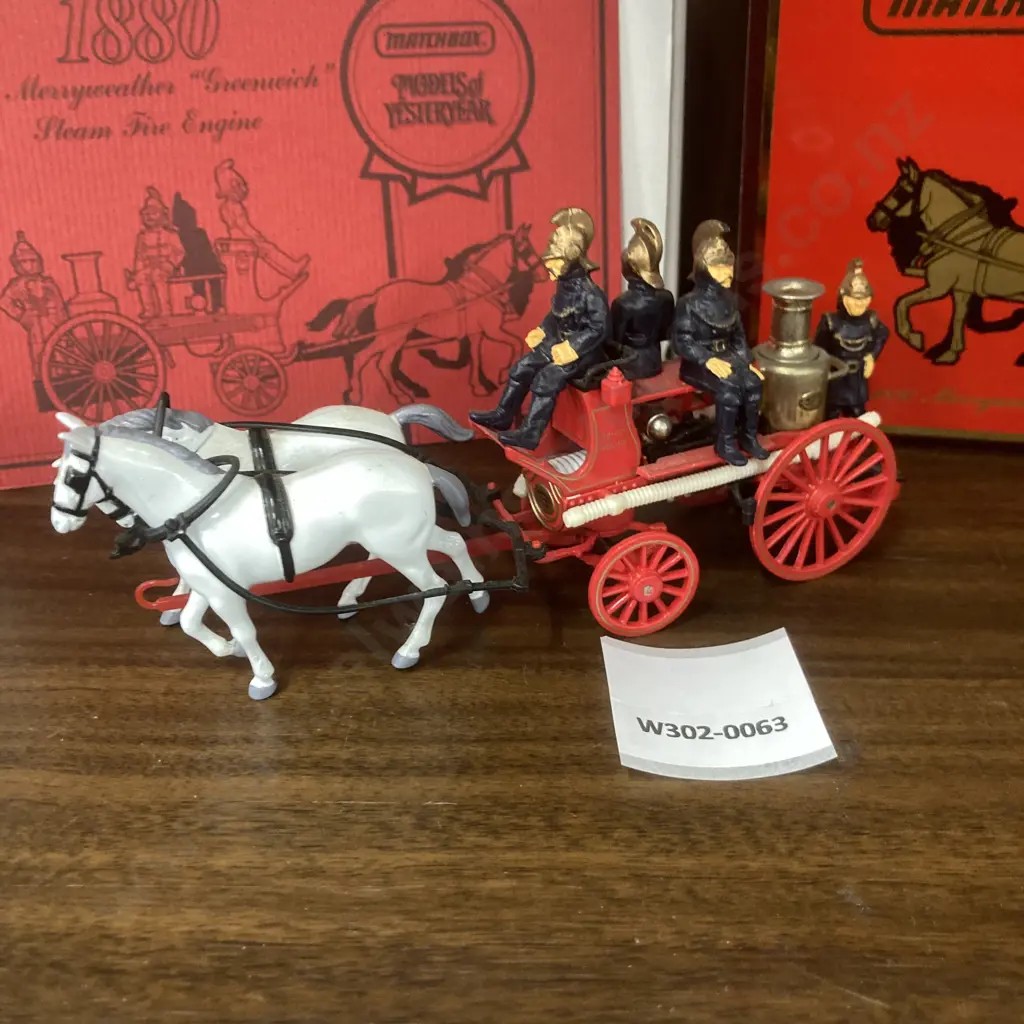 Matchbox YS-46 Special Edition 1880 Merryweather Steam Fire Engine "Greenwich" Image 1++