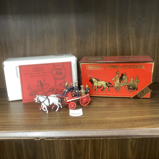 Matchbox YS-46 Special Edition 1880 Merryweather Steam Fire Engine "Greenwich"